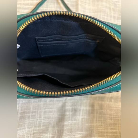 COACH Box Crossbody Bag In Pebble Leather Bright Jade $250 MSRP - Picture 9 of 13